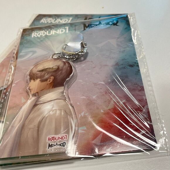 NEW x2 Metaphor ReFantazio Acrylic Keychain Hulkenberg Strohl Round 1 Anime Toy - Picture 5 of 5